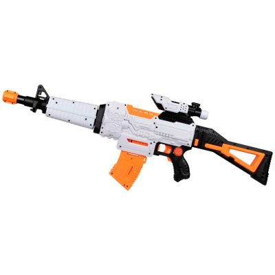 Бластер FunMax А81 электрический с обоймой 12 выстрелов 48 снарядов 1TOY Т24253 1